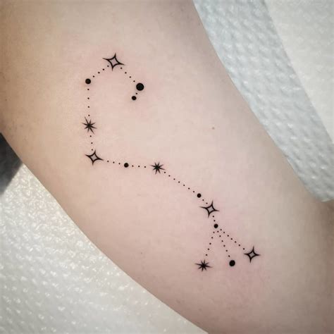 astrology scorpio tattoos|scorpio star constellation tattoo.